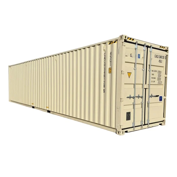40ft High Cube One Trip Shipping Container