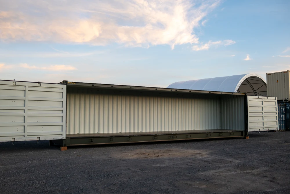 40ft High Cube Open Side One Trip Shipping Container - Image 2