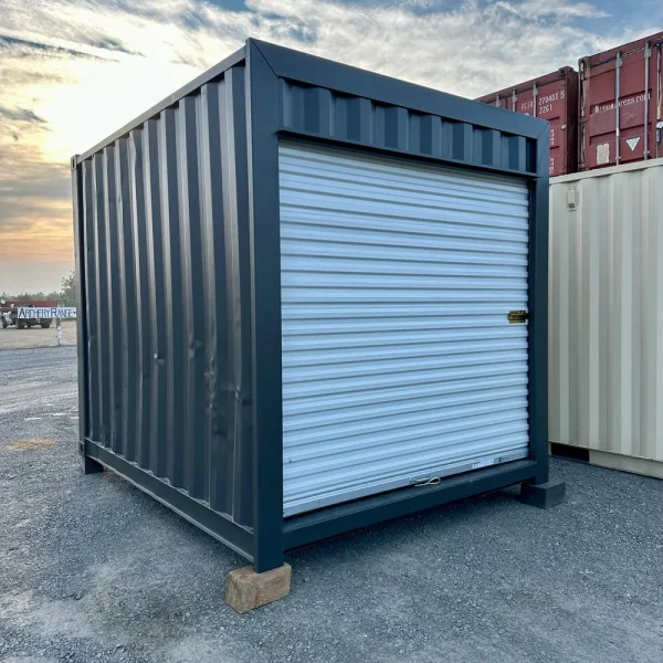 Refurbished 10ft Shipping Container with Roll-Up Door